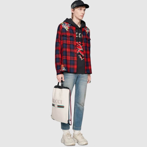 2018-19AW★グッチスーパーコピー★ブラック LOVED ベースボールキャップ