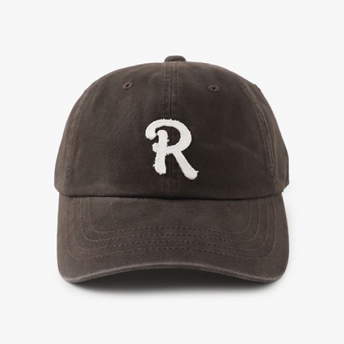 【ロンハーマン キャップ 偽物 RHC アールエイチシー 】R Patch Cap-brown