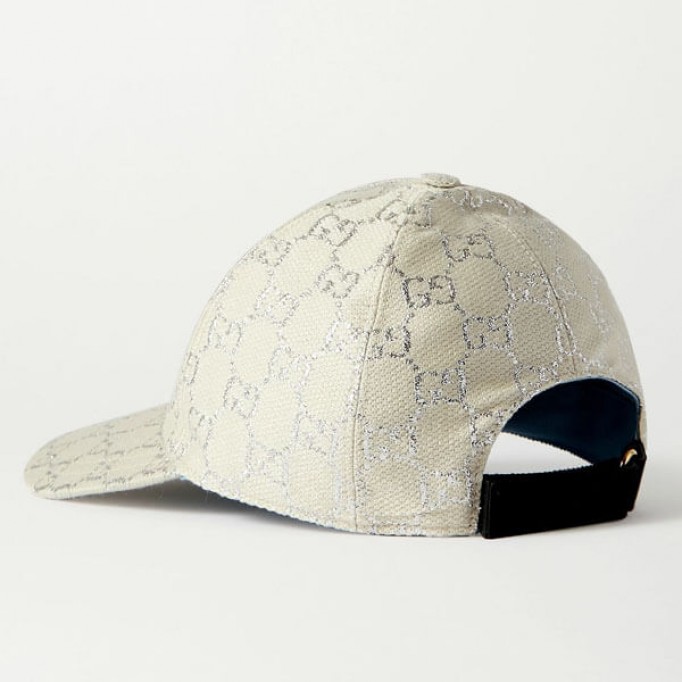 グッチ キャップ コピー∞GGラメ ベースボールキャップ GG metallic baseball☆631953 3HK75 9060