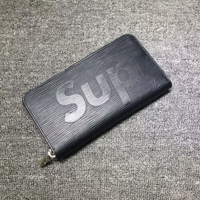 シュプリーム ヴィトン 財布 偽物 20-23AWシュプリーム 偽物 ジッピーウォレット 新作 Epi Leather Zippy Organizer Wallet 黒