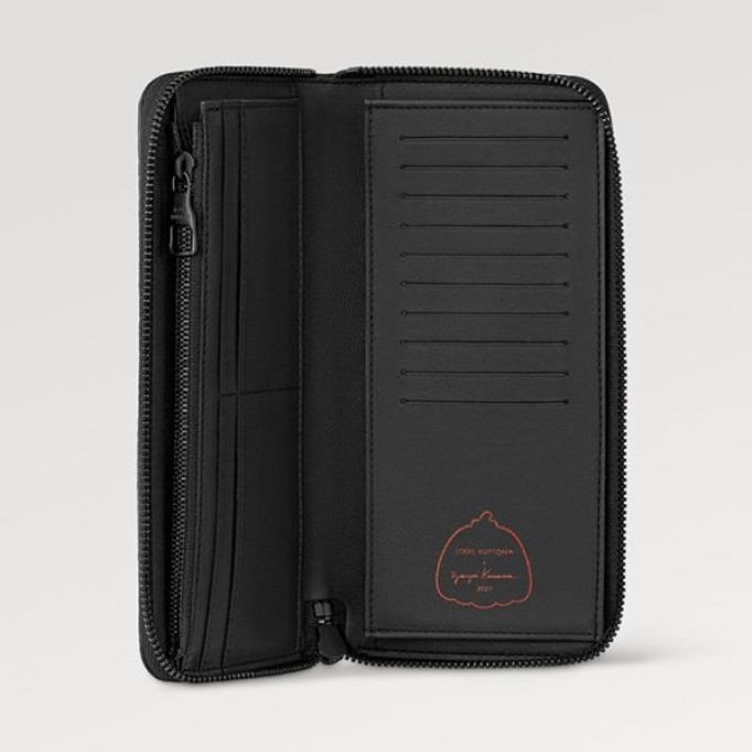 ルイヴィトン LV × YK ジッピーウォレット 偽物 長財布 水玉 M81904