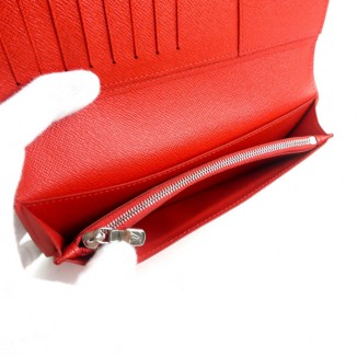 23-24AW新作 シュプリーム ヴィトン 財布 偽物 ルイヴィトン × シュプリーム PF. BRAZZA SP EPI Wallet 長財布 赤