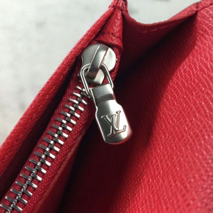 23-24AW新作 シュプリーム ヴィトン 財布 偽物 ルイヴィトン × シュプリーム PF. BRAZZA SP EPI Wallet 長財布 赤