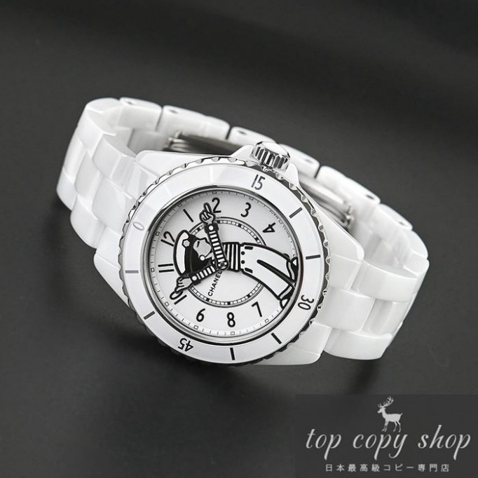 
                        シャネル マドモアゼル J12 スーパーコピー ラ パウザ 38mm H7481
                    