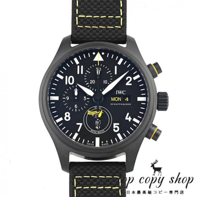 
                        IWC パイロットウォッチ スーパーコピー クロノグラフ ロイヤル メイセス 年間500本生産 IW389107
                    