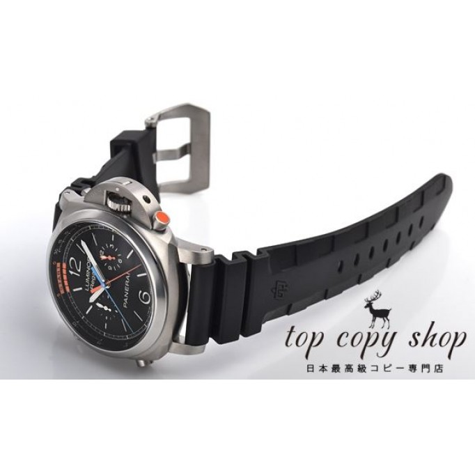 
                        パネライ ルミノール1950 スーパーコピー レガッタ３デイズ クロノフライバック チタニオ PAM00526
                    