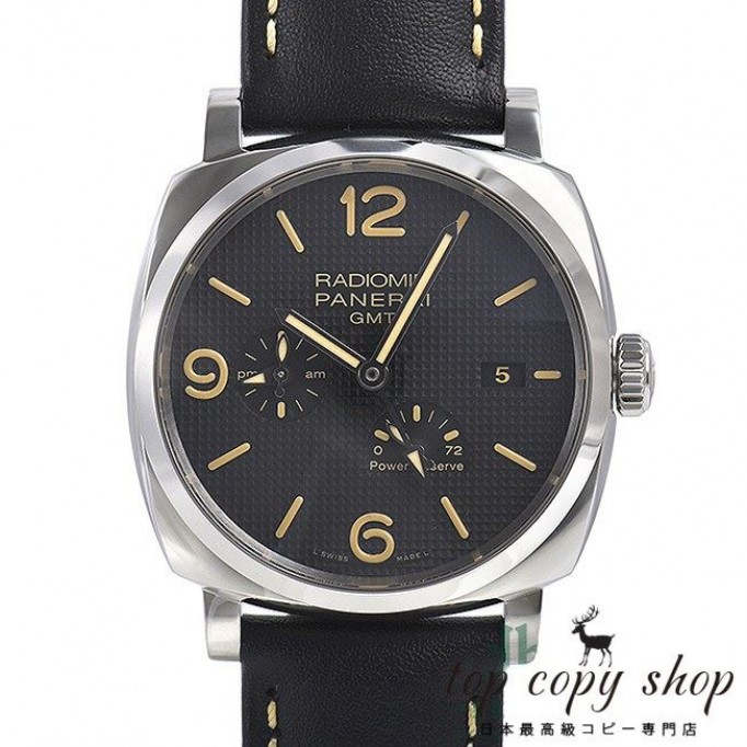 
                        パネライ ラジオミール スーパーコピー １９４０ ３デイズ ＧＭＴ パワーリザーブ アッチャイオ ４５mm PAM00628
                    