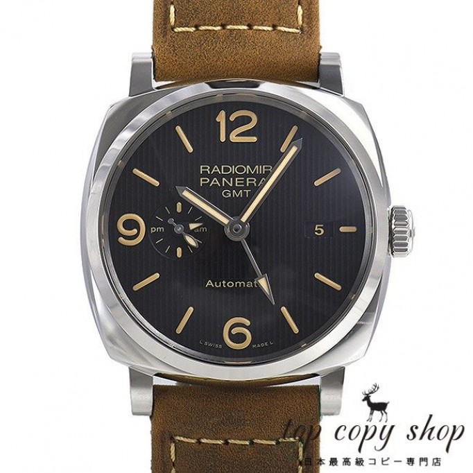 
                        パネライ ラジオミール スーパーコピー １９４０ ３デイズ ＧＭＴ オートマティック アッチャイオ ４５ｍｍ PAM00657
                    