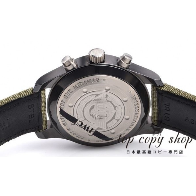 
                        ＩＷＣ パイロットウォッチ スーパーコピー クロノグラフ トップガン ミラマー IW388002
                    