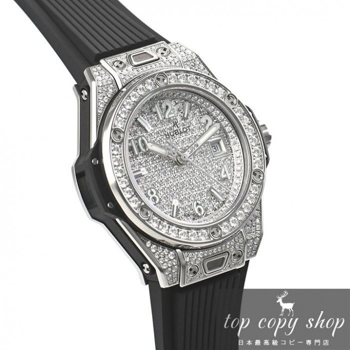 
                        ウブロ ビッグバン スーパーコピー ワンクリック スチールフルパヴェ 485.SX.9000.RX.1604
                    