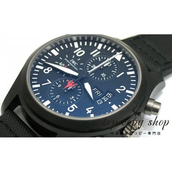 
                        ＩＷＣ パイロットウォッチ スーパーコピー ダブルクロノグラフ トップガン IW379901
                    