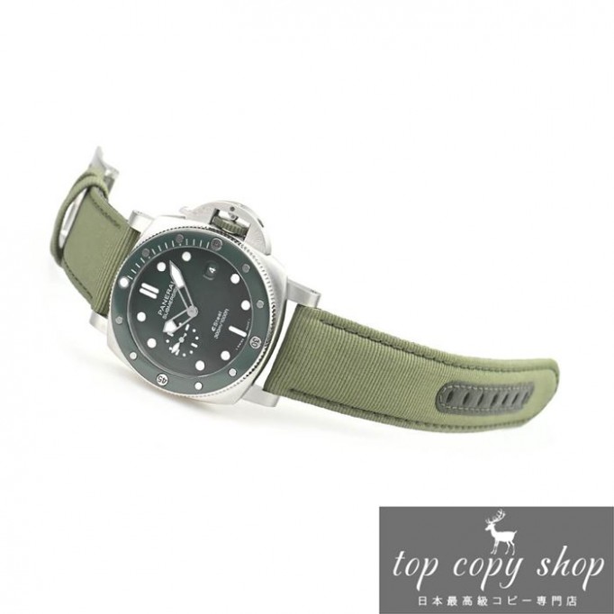 
                        パネライ サブマーシブル スーパーコピー クアランタクアトロ ESteel Verde Smerado ブティック限定1200本 PAM01287
                    
