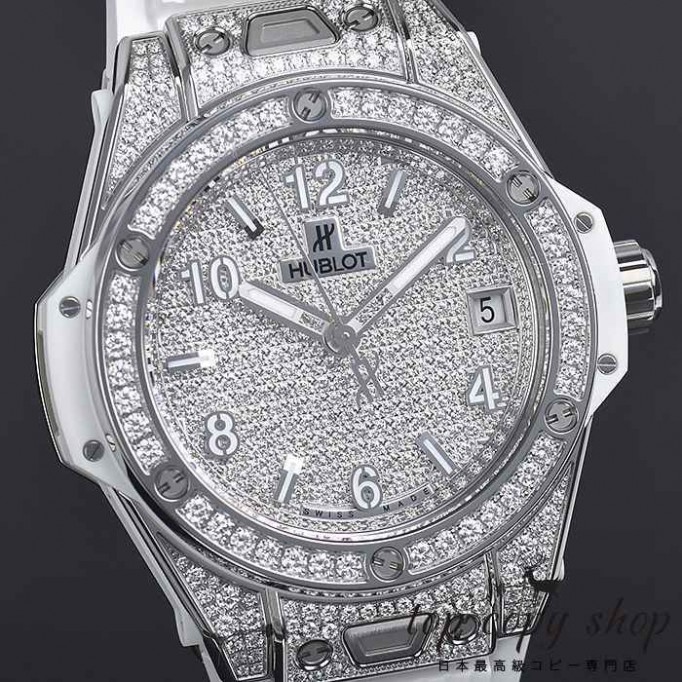 
                        ウブロ ビッグバン スーパーコピー ワンクリック スチールホワイトフルパヴェ 465.SE.9010.RW.1604
                    