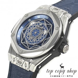 
                        ウブロ ビッグバン スーパーコピー ウニコ サンブルー チタニウム ブルー 限定生産２００本 415.NX.7179.VR.MXM18
                    