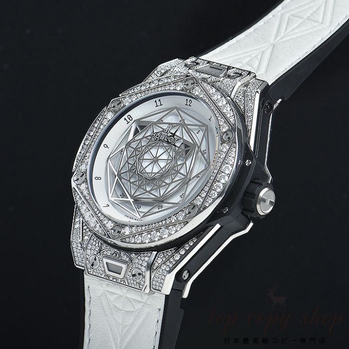 
                        ウブロ ビッグバン スーパーコピー ウニコ サンブルー チタニウム ホワイト パヴェ 415.NX.2027.VR.1704.MXM18
                    