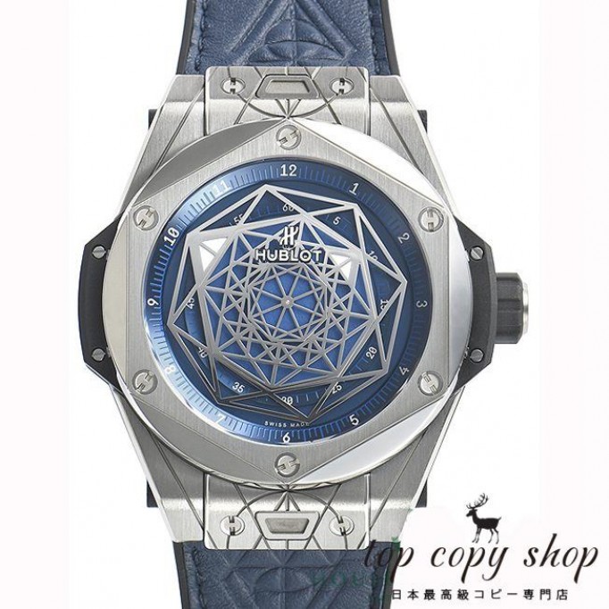 
                        ウブロ ビッグバン スーパーコピー ウニコ サンブルー チタニウム ブルー 限定生産２００本 415.NX.7179.VR.MXM18
                    