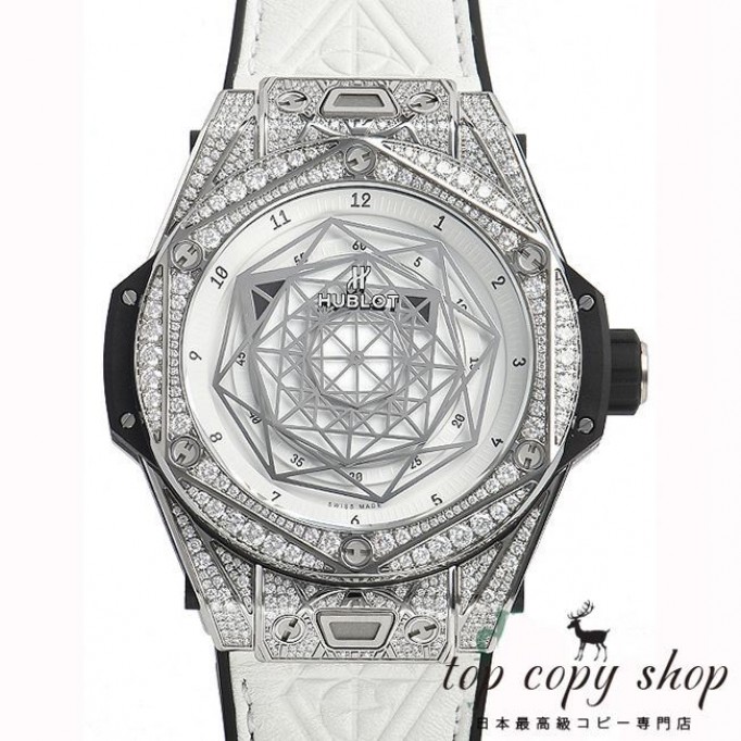 
                        ウブロ ビッグバン スーパーコピー ウニコ サンブルー チタニウム ホワイト パヴェ 415.NX.2027.VR.1704.MXM18
                    