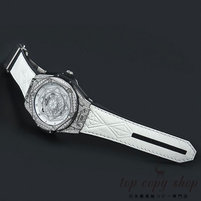 
                        ウブロ ビッグバン スーパーコピー ウニコ サンブルー チタニウム ホワイト パヴェ 415.NX.2027.VR.1704.MXM18
                    