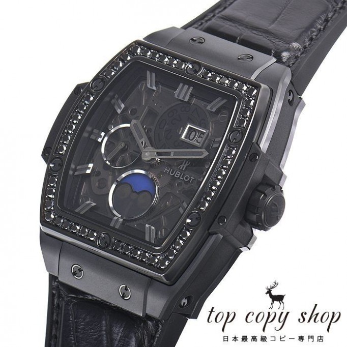 
                        ウブロ スピリット オブ ビッグバン スーパーコピー ムーンフェイズ オールブラックダイヤモンド 647.CI.1110.LR.1200
                    