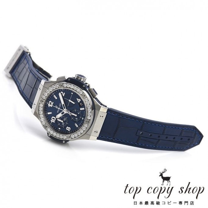 
                        ウブロ ビッグバン スーパーコピー スチール ブルー ダイヤモンド 341.SX.7170.LR.1204
                    