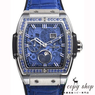 
                        ウブロ スピリット オブ ビッグバン スーパーコピー ムーンフェイズ チタニウム ダークブルー 647.NX.5171.LR.1201
                    