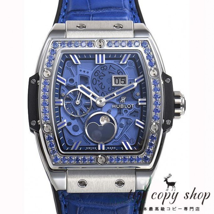 
                        ウブロ スピリット オブ ビッグバン スーパーコピー ムーンフェイズ チタニウム ダークブルー 647.NX.5171.LR.1201
                    