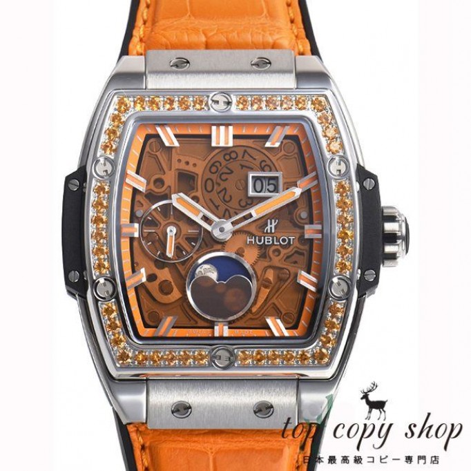 
                        ウブロ スピリット オブ ビッグバン スーパーコピー ムーンフェイズ チタニウム オレンジ 647.NX.5371.LR.1206
                    