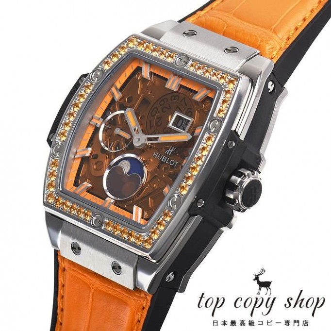 
                        ウブロ スピリット オブ ビッグバン スーパーコピー ムーンフェイズ チタニウム オレンジ 647.NX.5371.LR.1206
                    