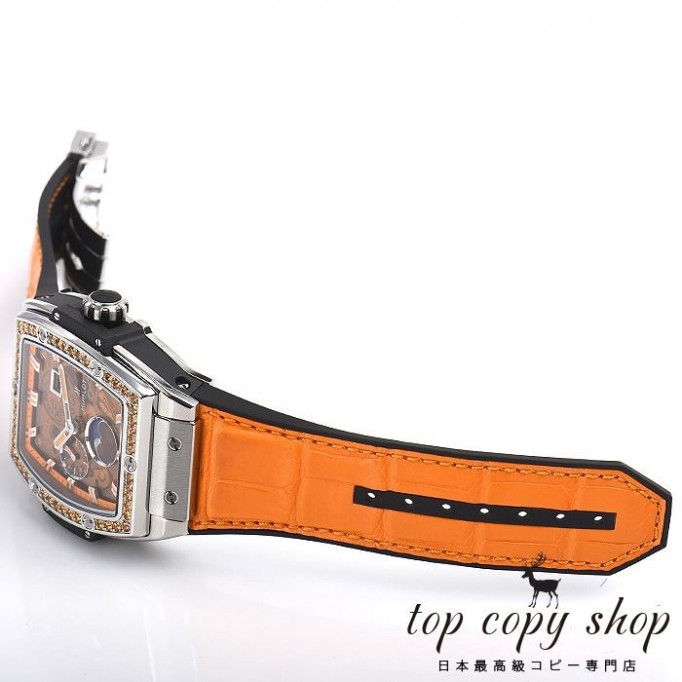 
                        ウブロ スピリット オブ ビッグバン スーパーコピー ムーンフェイズ チタニウム オレンジ 647.NX.5371.LR.1206
                    