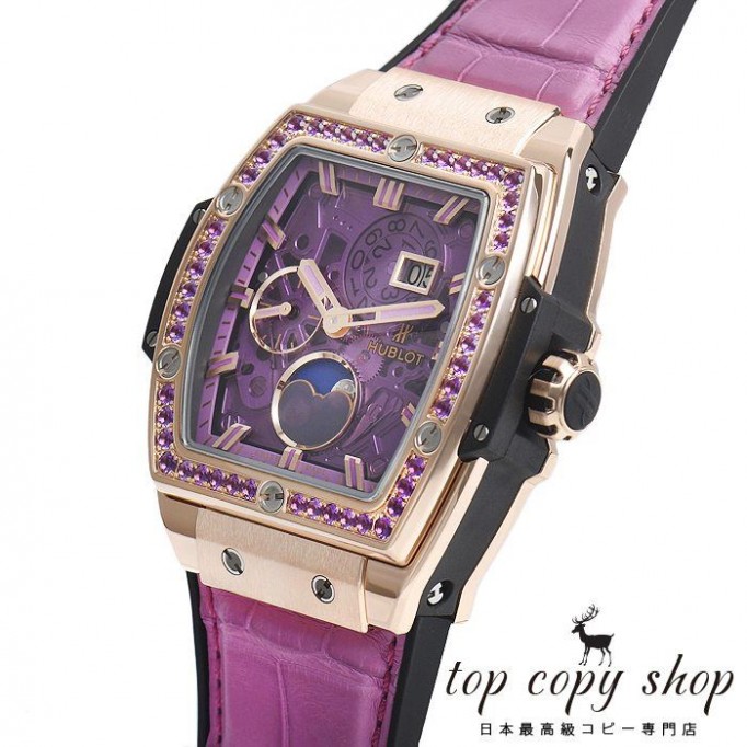 
                        ウブロ スピリッド オブ ビッグバン スーパーコピー ムーンフェイズ キングゴールド パープル 647.OX.4781.LR.1205
                    