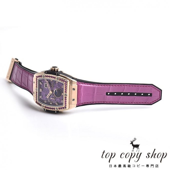 
                        ウブロ スピリッド オブ ビッグバン スーパーコピー ムーンフェイズ キングゴールド パープル 647.OX.4781.LR.1205
                    