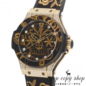 
                        ウブロ ビッグバン スーパーコピー ブロイダリーシュガースカル ゴールド ダイヤモンド 世界限定２００本 343.VX.6580.NR.0804
                    