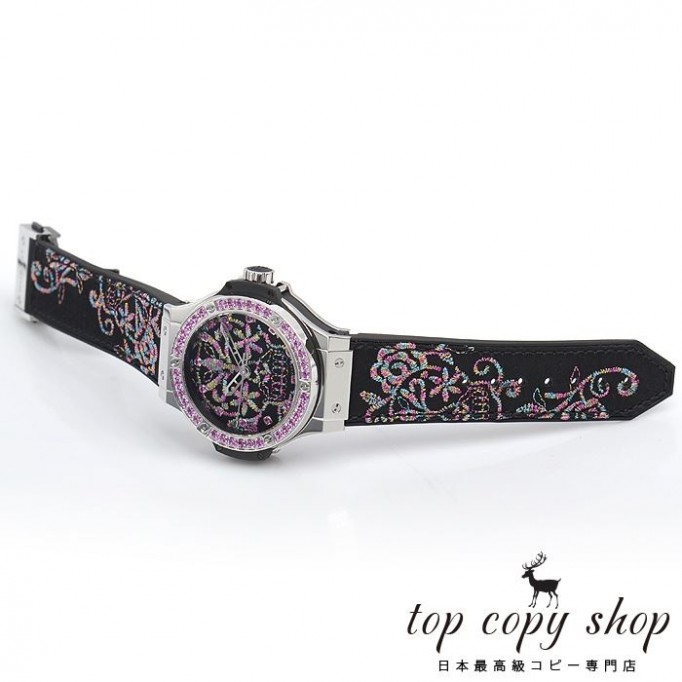 
                        ウブロ ビッグバン スーパーコピー ブロイダリーシュガースカル スチール 世界限定２００本 343.SS.6599.NR.1233
                    