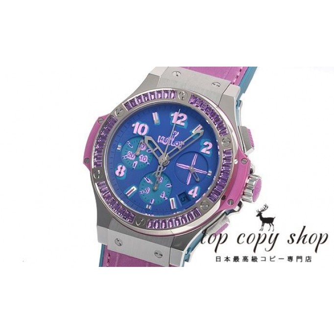 
                        ウブロ ビッグバン スーパーコピー ポップアート スチールパープル 世界限定２００本 341.SV.5199.LR.1905.POP14
                    