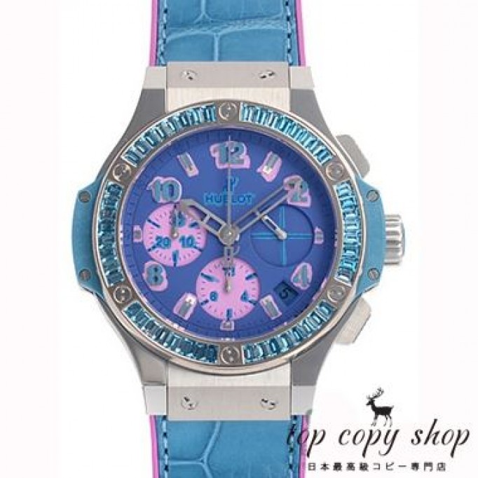 
                        ウブロ ビッグバン スーパーコピー ポップアート スチールブルー 世界限定２００本 341.SL.5199.LR.1907.POP14
                    