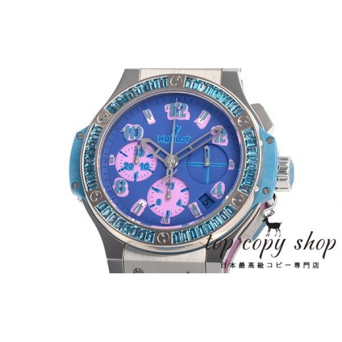 
                        ウブロ ビッグバン スーパーコピー ポップアート スチールブルー 世界限定２００本 341.SL.5199.LR.1907.POP14
                    