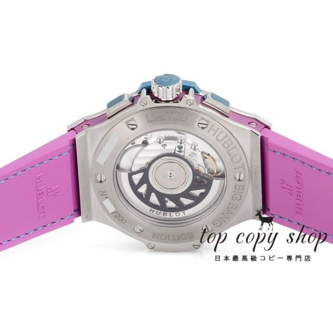 
                        ウブロ ビッグバン スーパーコピー ポップアート スチールブルー 世界限定２００本 341.SL.5199.LR.1907.POP14
                    