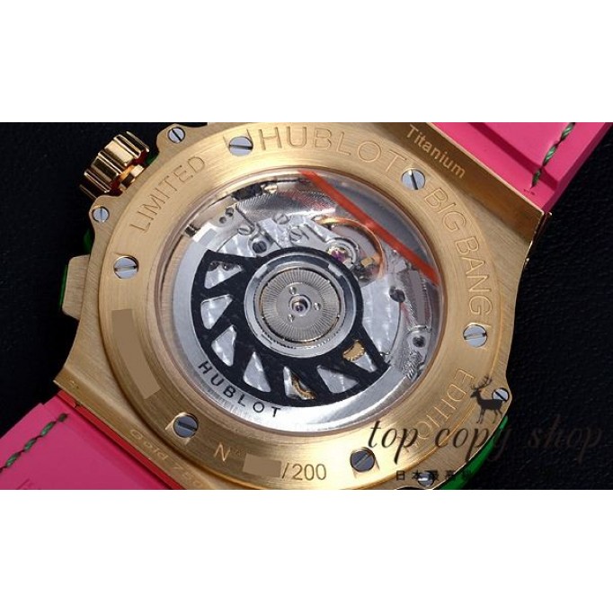 
                        ウブロ ビッグバン スーパーコピー ポップアート イエローゴールドアップル 世界限定２００本341.VG.5199.LR.1924.POP14
                    