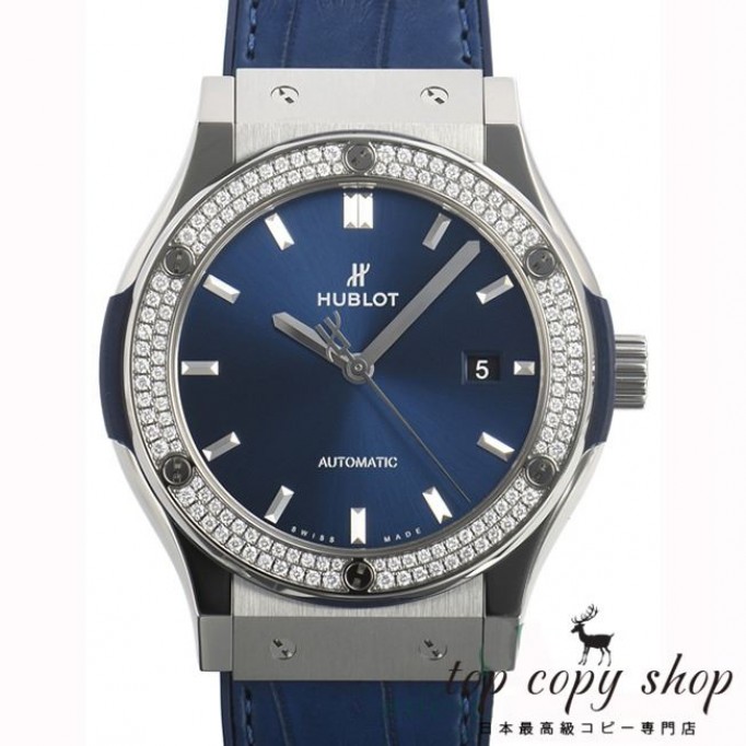 
                        ウブロ クラシックフュージョン スーパーコピー チタニウム ブルー ダイヤモンド 542.NX.7170.LR.1104
                    