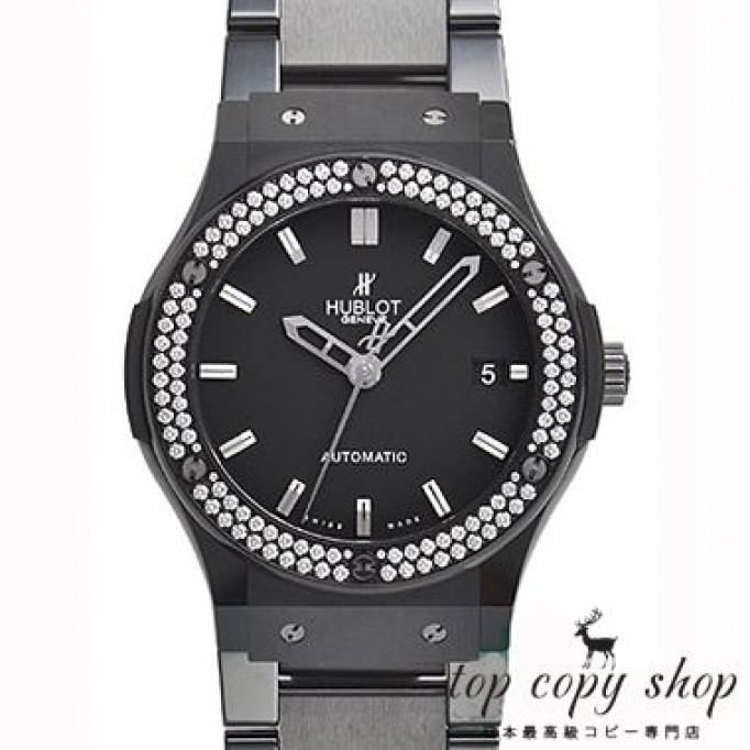 
                        ウブロ クラシックフュージョン スーパーコピー ブラックマジック ダイヤモンド 511.CM.1170.CM.1104
                    