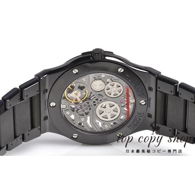 
                        ウブロ クラシックフュージョン スーパーコピー クラシコ ウルトラシン スケルトン オールブラック 515.CM.0140.CM
                    