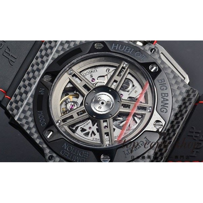 
                        ウブロ ビッグバン スーパーコピー フェラーリ カーボン レッドマジック 世界限定１０００本 401.QX.0123.VR
                    