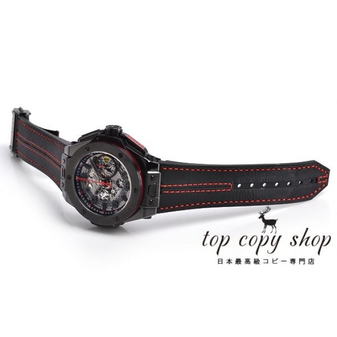 
                        ウブロ ビッグバン スーパーコピー フェラーリ オールブラック 世界限定１０００本 401.CX.0123.VR
                    