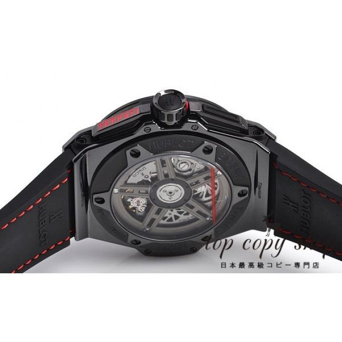 
                        ウブロ ビッグバン スーパーコピー フェラーリ オールブラック 世界限定１０００本 401.CX.0123.VR
                    