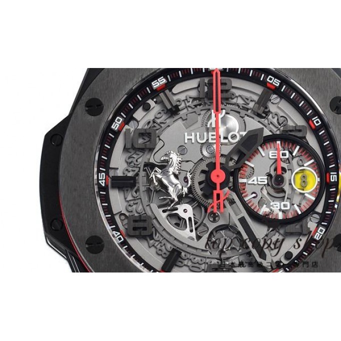 
                        ウブロ ビッグバン スーパーコピー フェラーリ オールブラック 世界限定１０００本 401.CX.0123.VR
                    