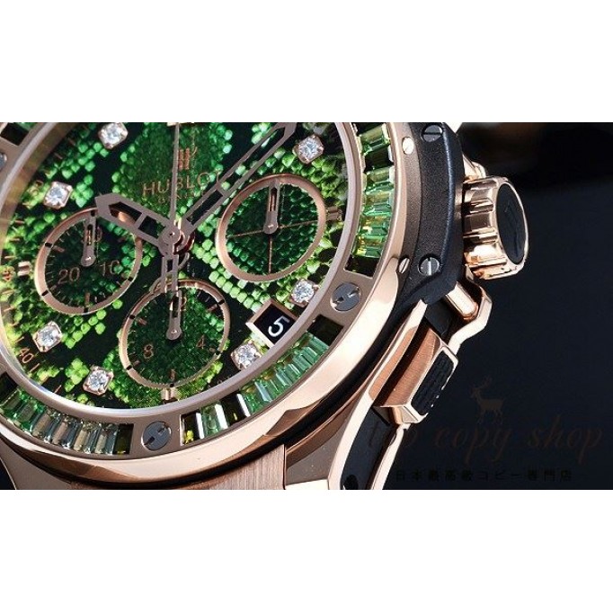 
                        ウブロ ビッグバン スーパーコピー ボアゴールドグリーン 341.PX.7818.NR.1978
                    