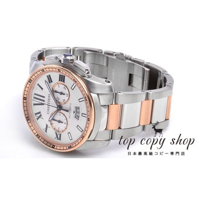 
                        カルティエ カリブル スーパーコピー ドゥ カルティエ クロノグラフ W7100042
                    