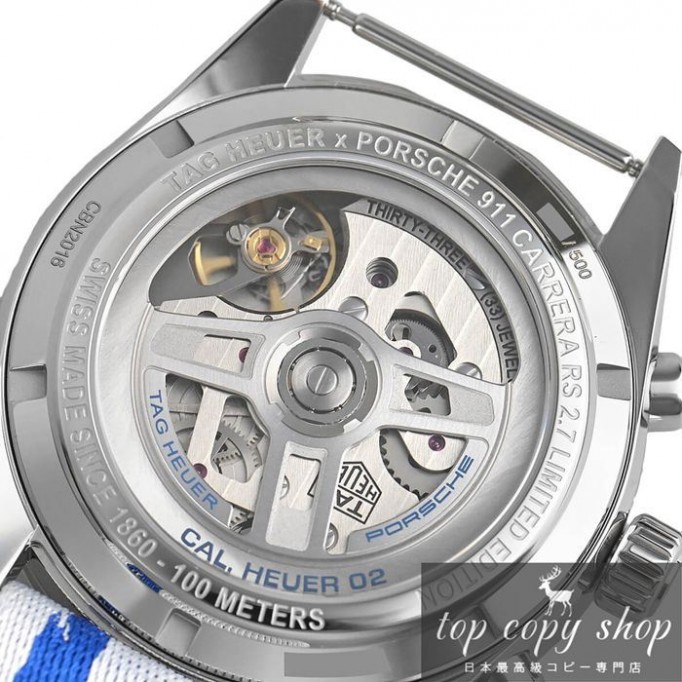 
                        タグホイヤー カレラ スーパーコピー キャリバーホイヤー02 クロノグラフ ポルシェ RS2.7 500本限定 CBN2016.EB0275
                    
