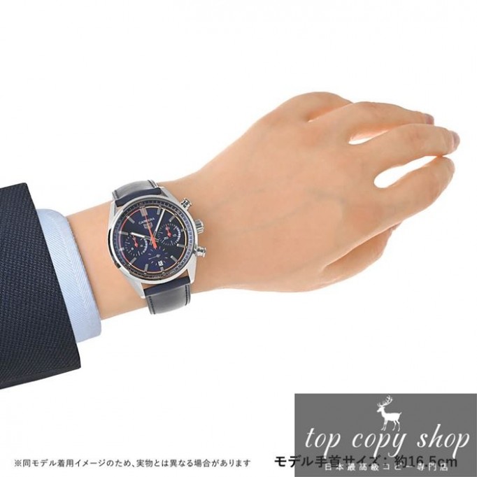 
                        タグホイヤー カレラ スーパーコピー キャリバーホイヤー02 クロノグラフ 42mm CBN201D.FC6543
                    