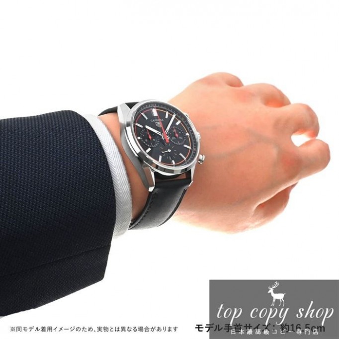 
                        タグホイヤー カレラ スーパーコピー キャリバーホイヤー02 クロノグラフ 42mm CBN201C.FC6542
                    
